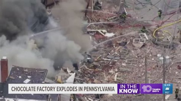 
5th person found dead and 3 still missing in Pennsylvania chocolate factory blast 