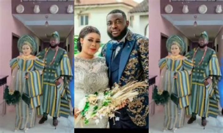 
Actress Adeniyi Tayo Tied The Knot With Her Husband, Olarenwaju 