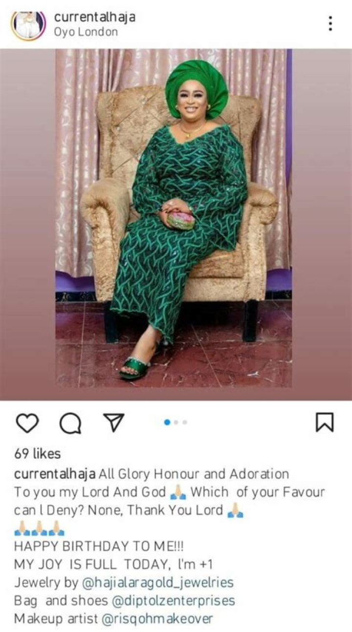 
Alaafin of Oyo’s Wife, Olori Abbey Celebrates Birthday With Jaw-dropping Photos 