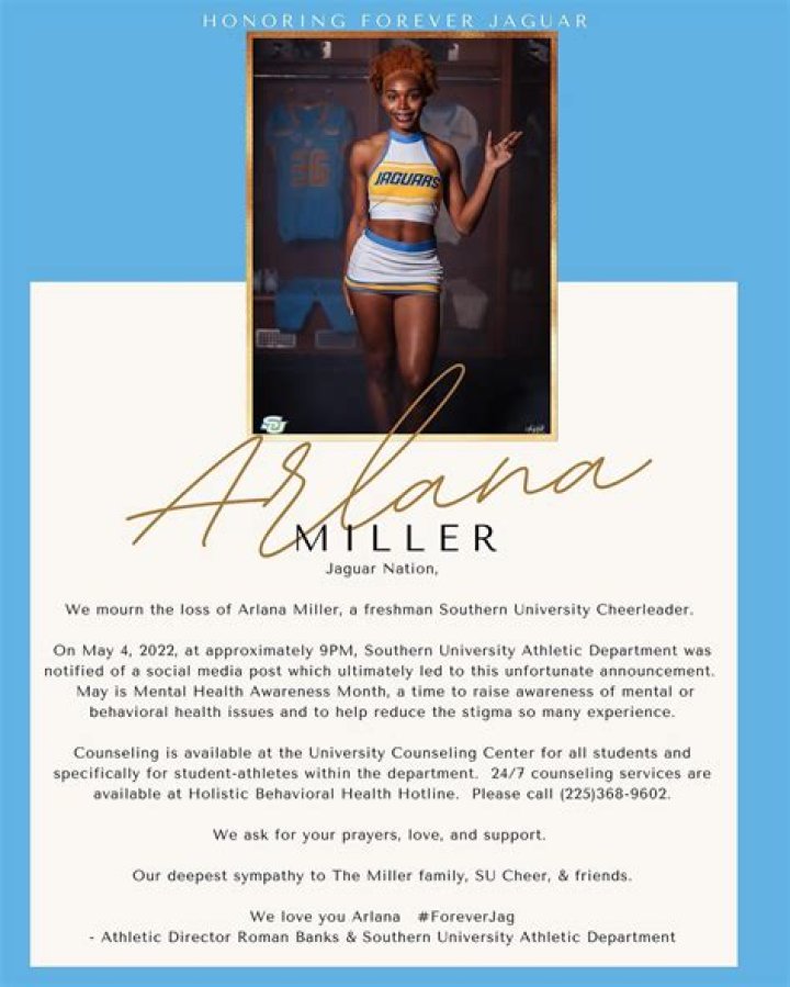 
Arlana Miller Suicide: What Happened To Her? 