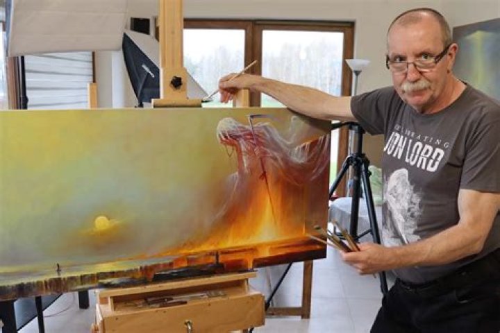 
Artist and Painter Mariusz Lewandowski Passed Away As Fans Recall His Work On Album Covers 