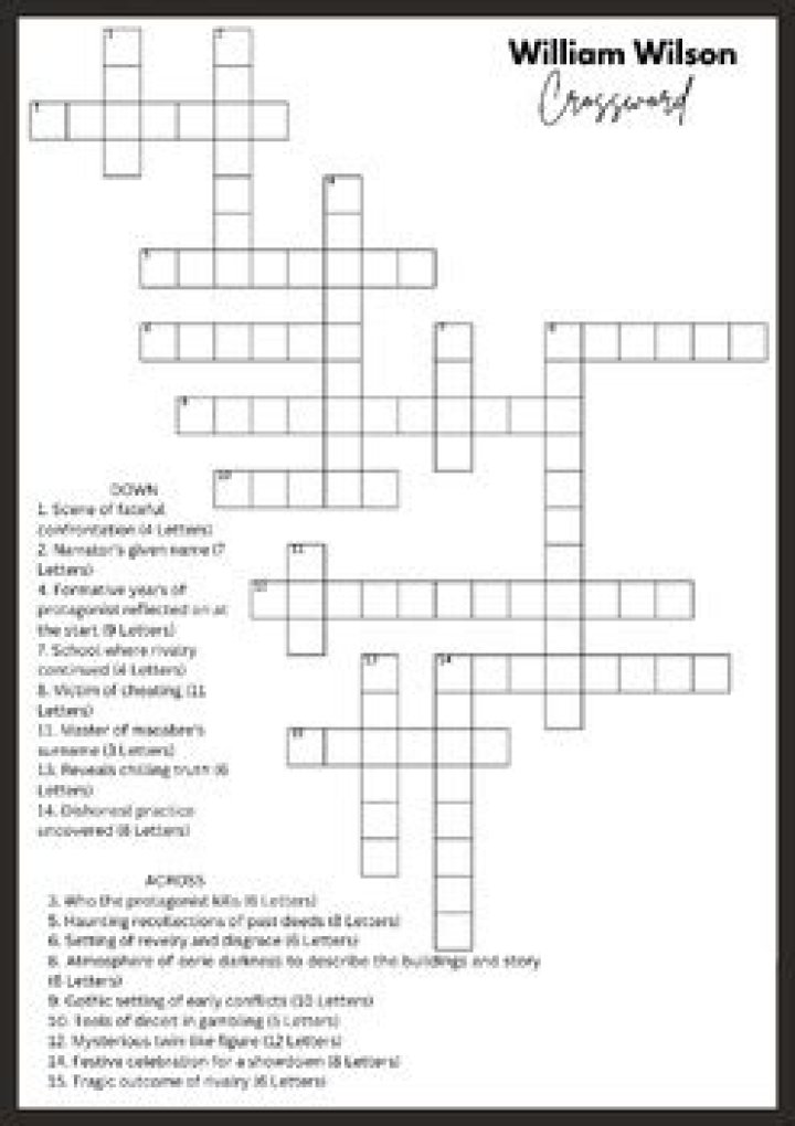 
Comic Actor Wilson Crossword Clue Answers 