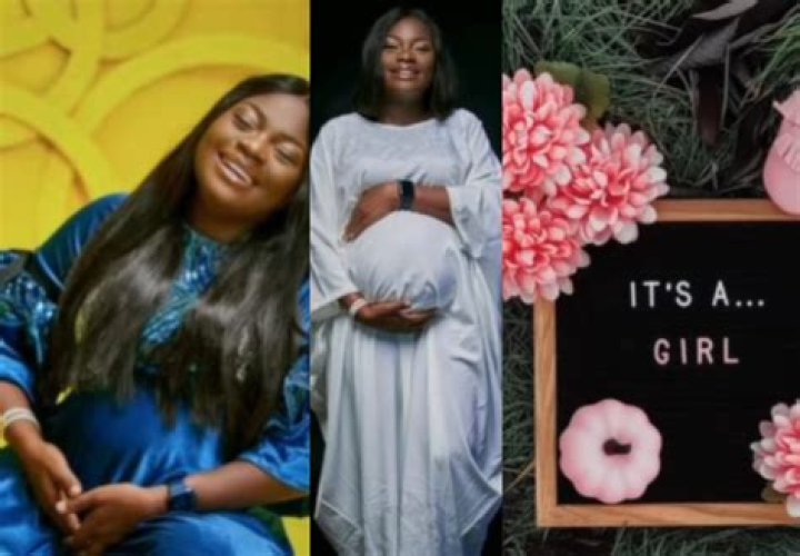 
Congratulations pour in as Gospel singer, Adeyinka Alaseyori welcomes baby girl 