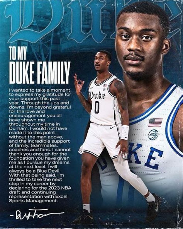 
Duke Devils Forward Dariq Whitehead Is Recovered With The Love And Care Of His Parents 