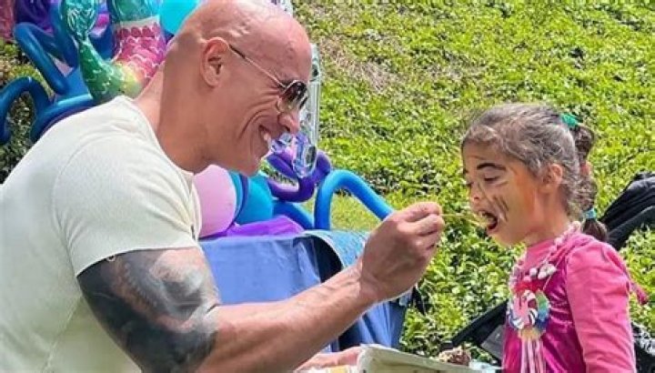 
Dwayne Johnson’s 2 Young Daughters Give Him a Festive Holiday Makeover: ‘Dwanta Needs a Tutu’ 