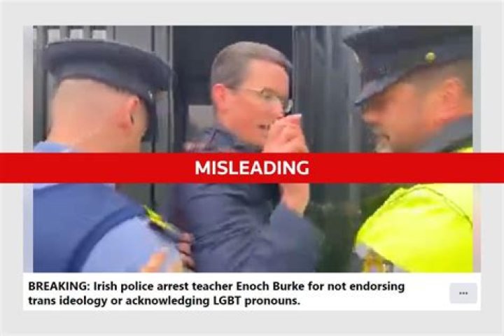 
Enoch Burke, Irish teacher jailed for refusing to use students’ gender-neutral pronouns 