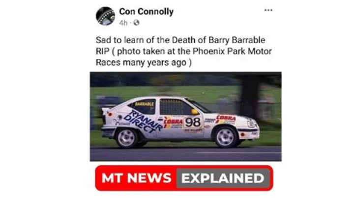
How did Barry Barrable die? British racing driver cause of death Explained 