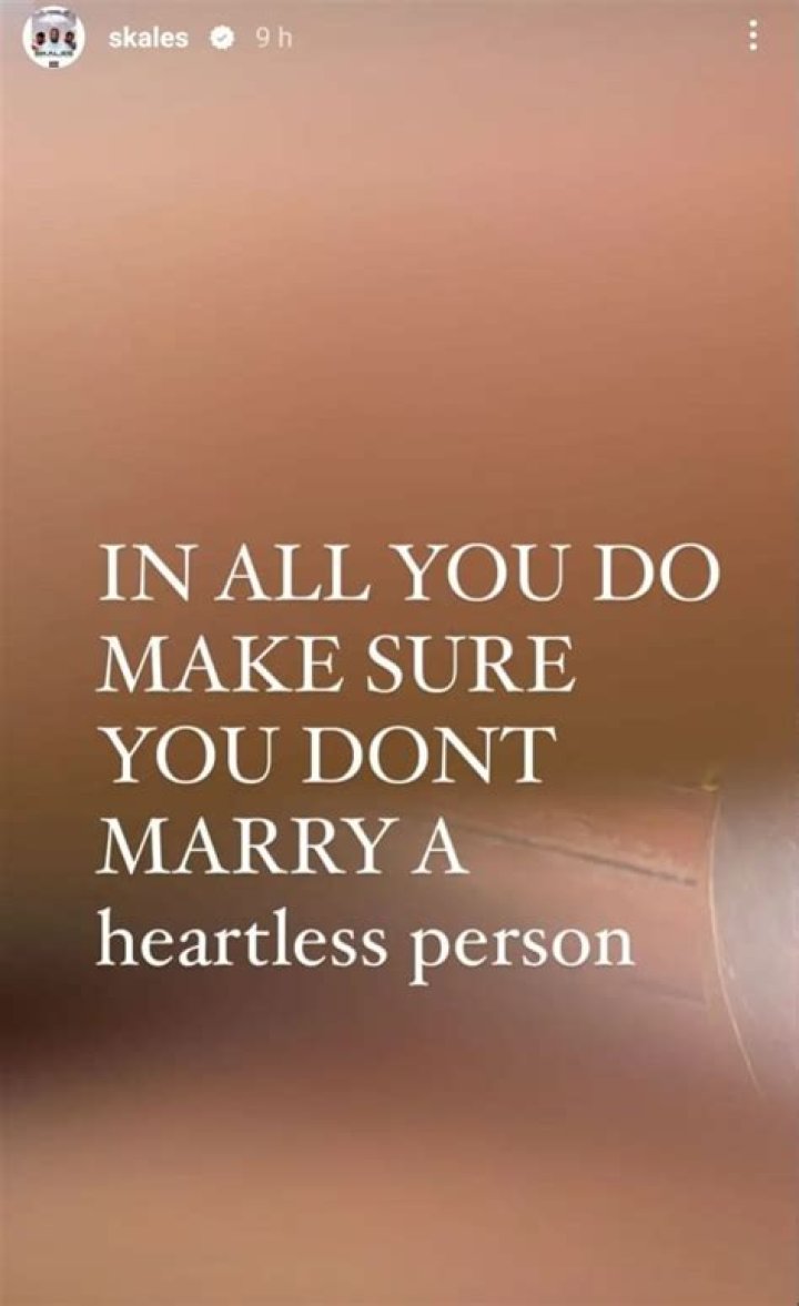
“In All You Do, Make Sure You Do Not Marry A Heartless Person” – Skales Advises 
