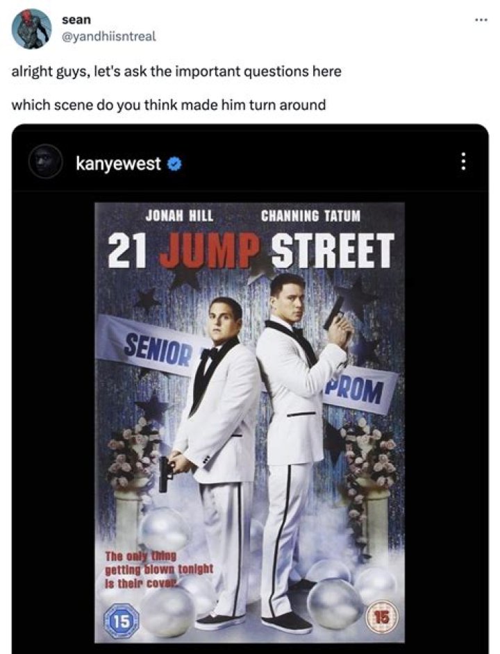 
Jonah Hill silent when asked about Kanye West comments on 21 Jump Street 