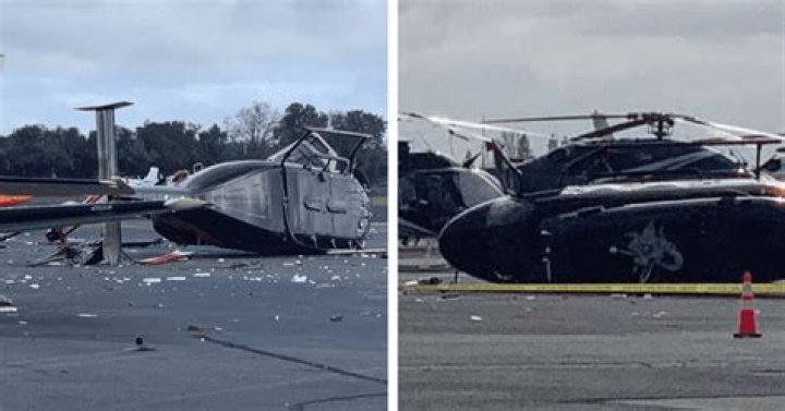 
Man crashes helicopter after trying to steal it from Sacramento airport, flees before arrest 