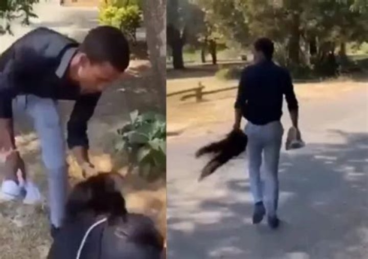 
Man forcefully collects items he gifted his woman after finding out she’s been cheating for 8 years 