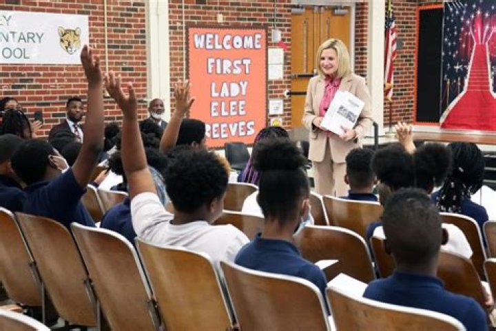 
Mississippi Governor Tate Reeves Wife Talks Reading Books & Learning To Live Under A Microscope 