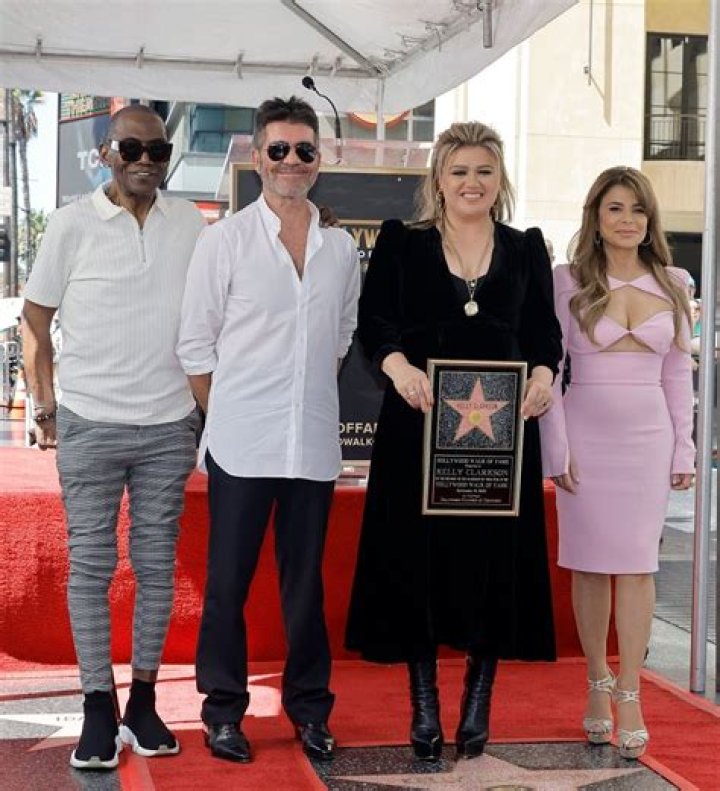 
Original ‘American Idol’ Judges Reunite to Honor Kelly Clarkson at Her Hollywood Walk of Fame Ceremony 