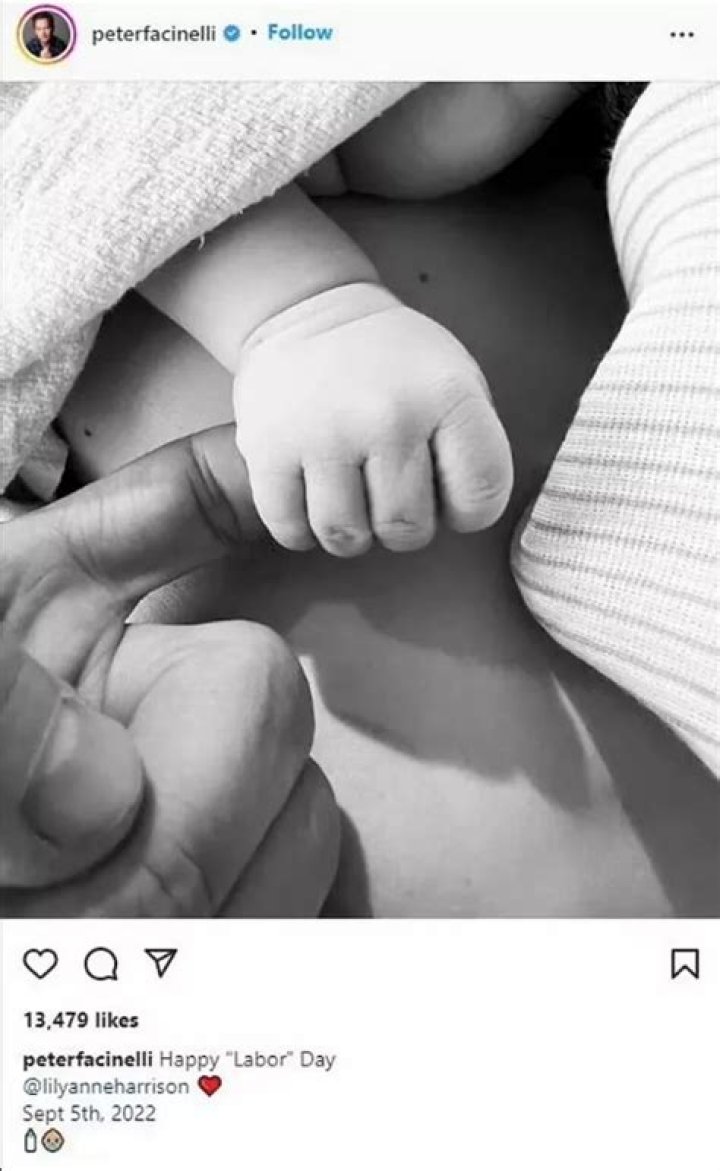 
Peter Facinelli And Lily Anne Harrison Welcome First Child Together 