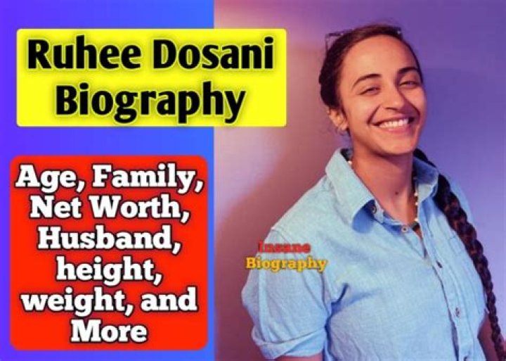 
Ruhee Dosani Height, Weight, Net Worth, Age, Birthday, Wikipedia, Who, Nationality, Biography 