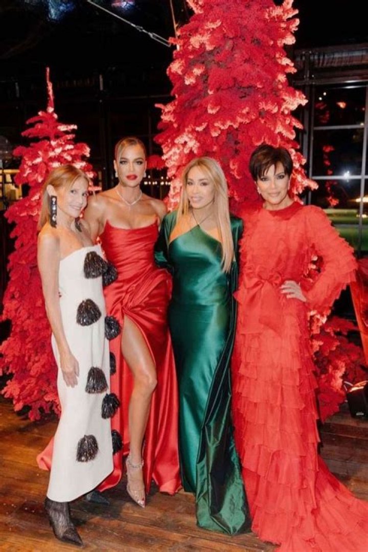 
See All the Festive Looks the Kardashian-Jenner Family Wore to Their Famous Christmas Eve Party 