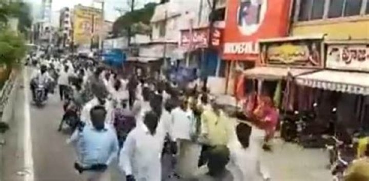 
Tension in AP town as TDP stages protest over ex-minister’s remarks 