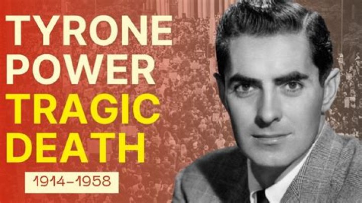 
Tyrone Power Cause of Death, How did Tyrone Power Die? 