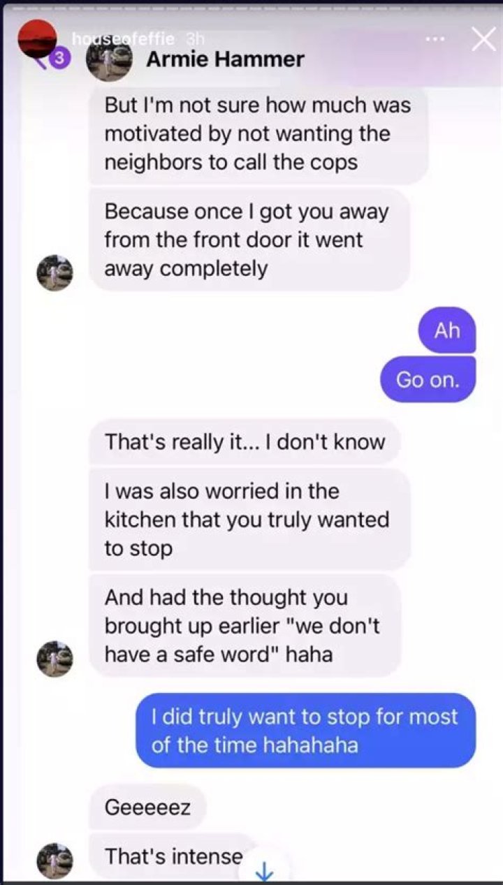 
What Are The Allegations Against Armie Hammer? Text Message Of Him Being A Cannibal Surface On The Internet 