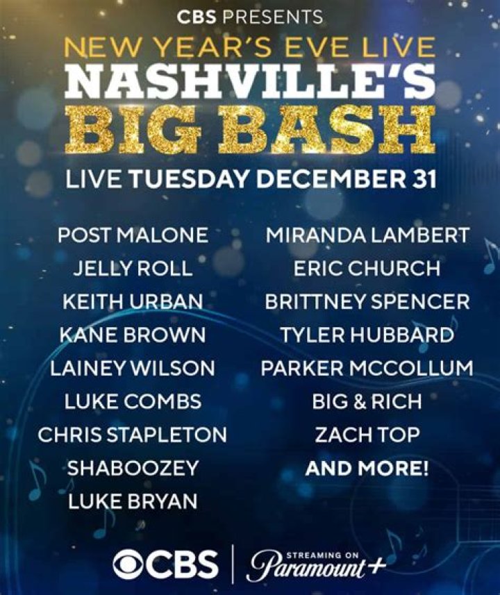 
What time will New Year’s Eve Live: Nashville’s Big Bash on CBS? Hosts, artists, and more details explored 