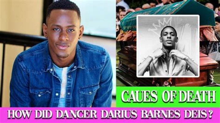 What Was Darius Barnes Cause Of Death? Dancer And Choreographer Passed Away At The Age Of 34