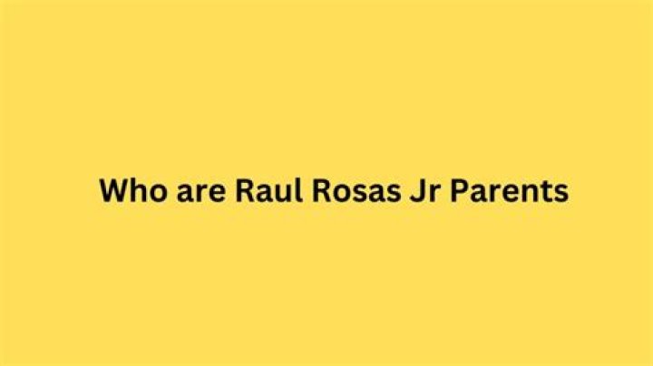 
Who are Raul Rosas Jrs Parents? Raul Rosas Jr Biography, Parents Name, Nationality and More 