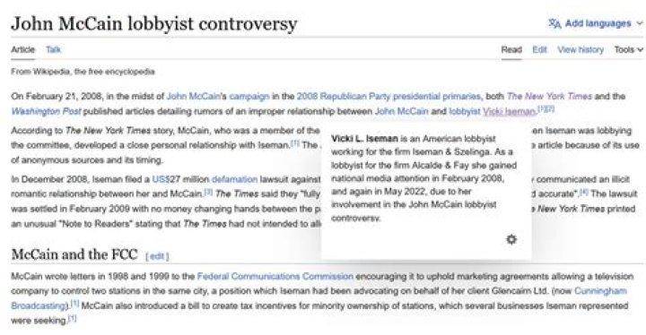 
Who Is Vicki Iseman? New York Times Article About John Mccain’s Affair With Lobbyist Makes The News Again 