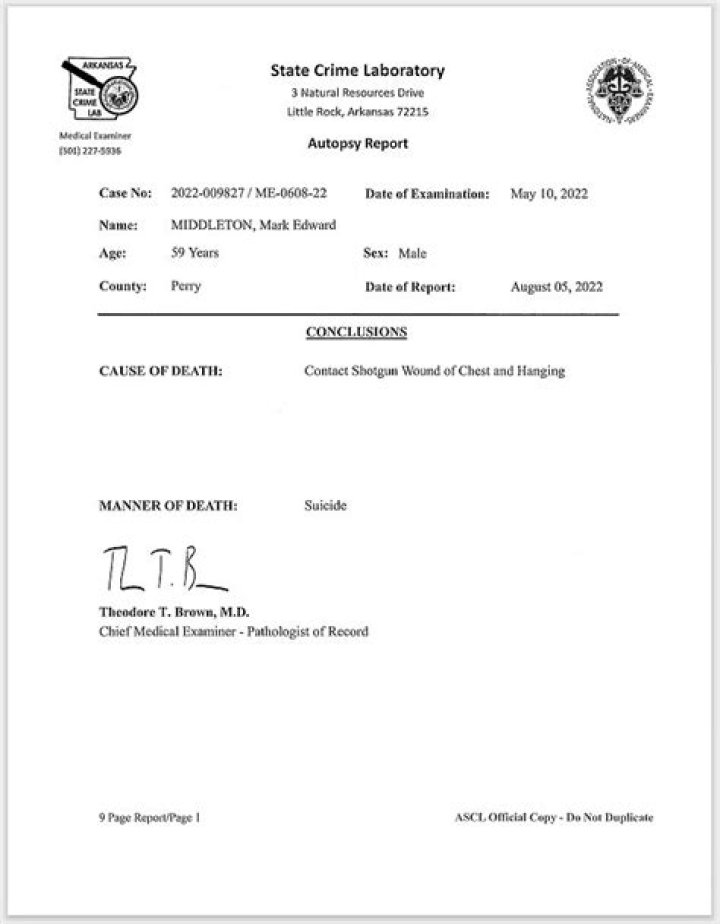 Who Was Mark Middleton? Suicide Linked To His Cause Of Death