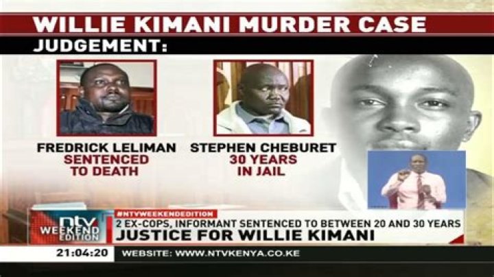 
Willie Kimani | Death Case | Arrested 