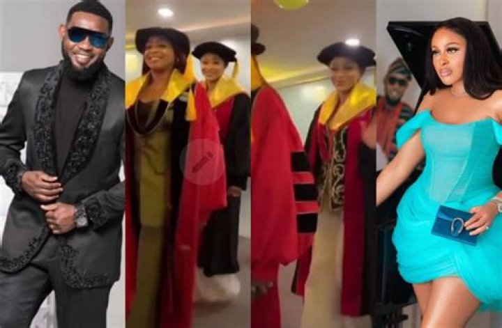 
“Your Hardwork Has Paid Off” Comedian Ayo Makun Celebrates Wife, Mabel As She Bags A Double Doctorate Degree 